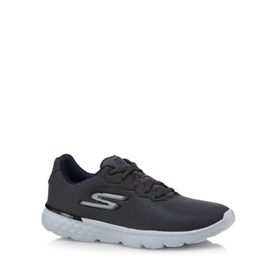 Grey '400' lace up trainers